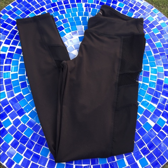 SOLD!  NEW Electric Yoga Sexy Mesh Panel leggings - Picture 7 of 7